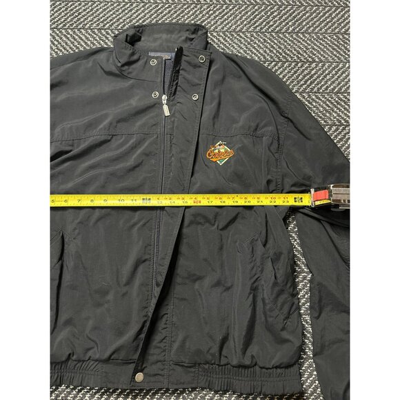 VTG Antigua Baltimore Orioles Jacket Men's Large 23x27 Windbreaker MLB - Picture 9 of 10